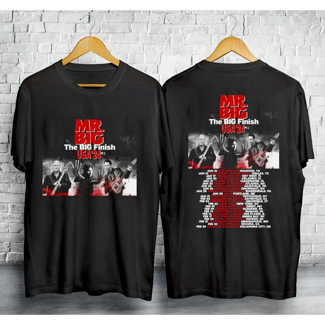 Mr Big The Big Finish Tour Music Concert 2024 TShirt