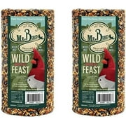 Mr. Bird Wild Bird Feast Cylinder 28 oz | Wild Bird Food for Outdoor Birds | Backyard Birdfeeding