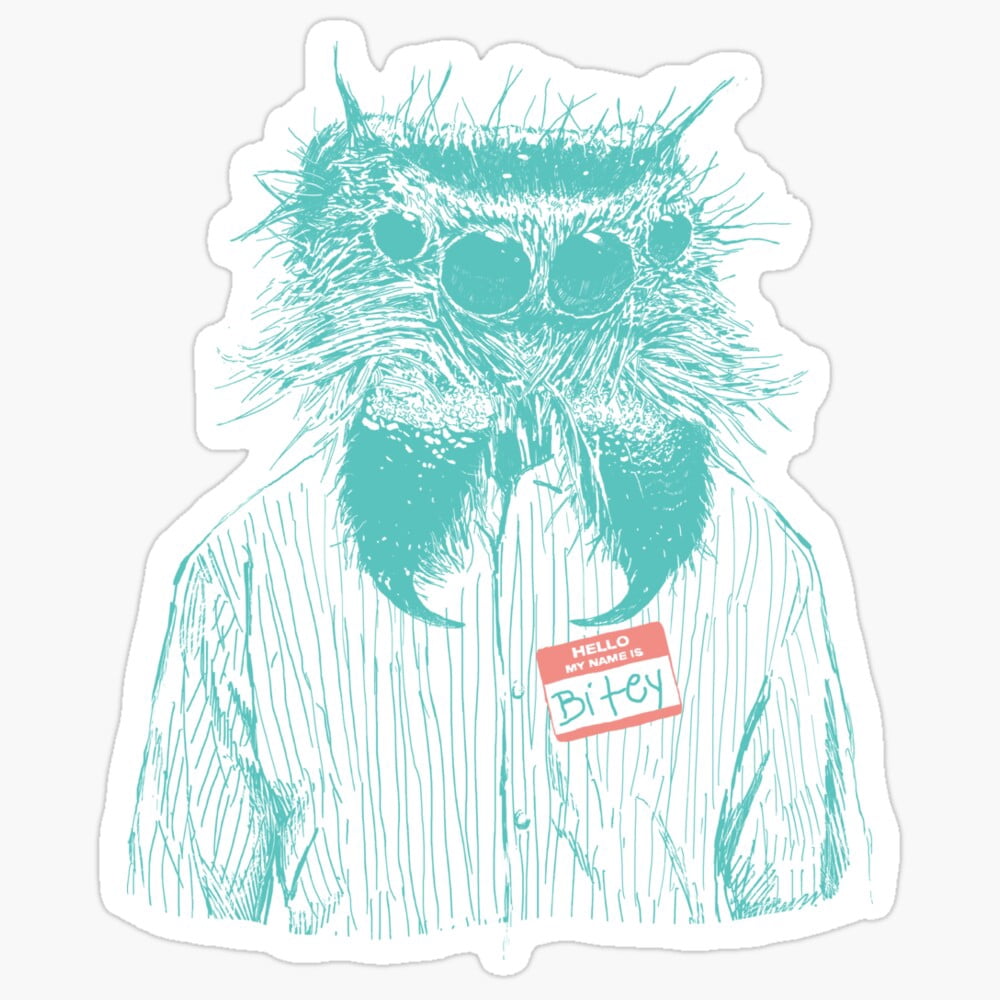 Mr. Bitey Sticker Phone Decal Water Bottle Stickers Car Decals, Laptop ...