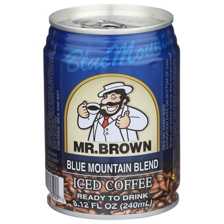 Mr. Brown Blue Mountain Blend Iced Coffee, 8.12 fl oz Can