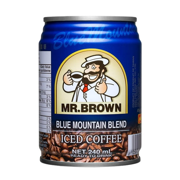 Mr. Brown Iced Coffee, Blue Mountain, 8.12 Ounce (Pack of 24)
