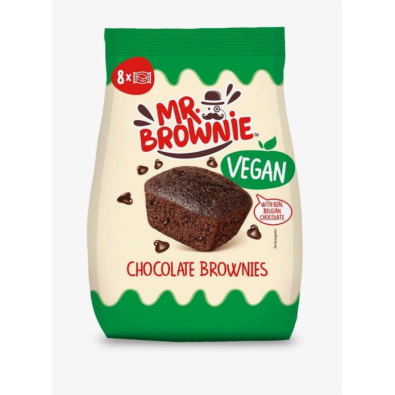 Mr. Brownie, Baked Vegan Chocolate Brownie with Belgian Chocolate