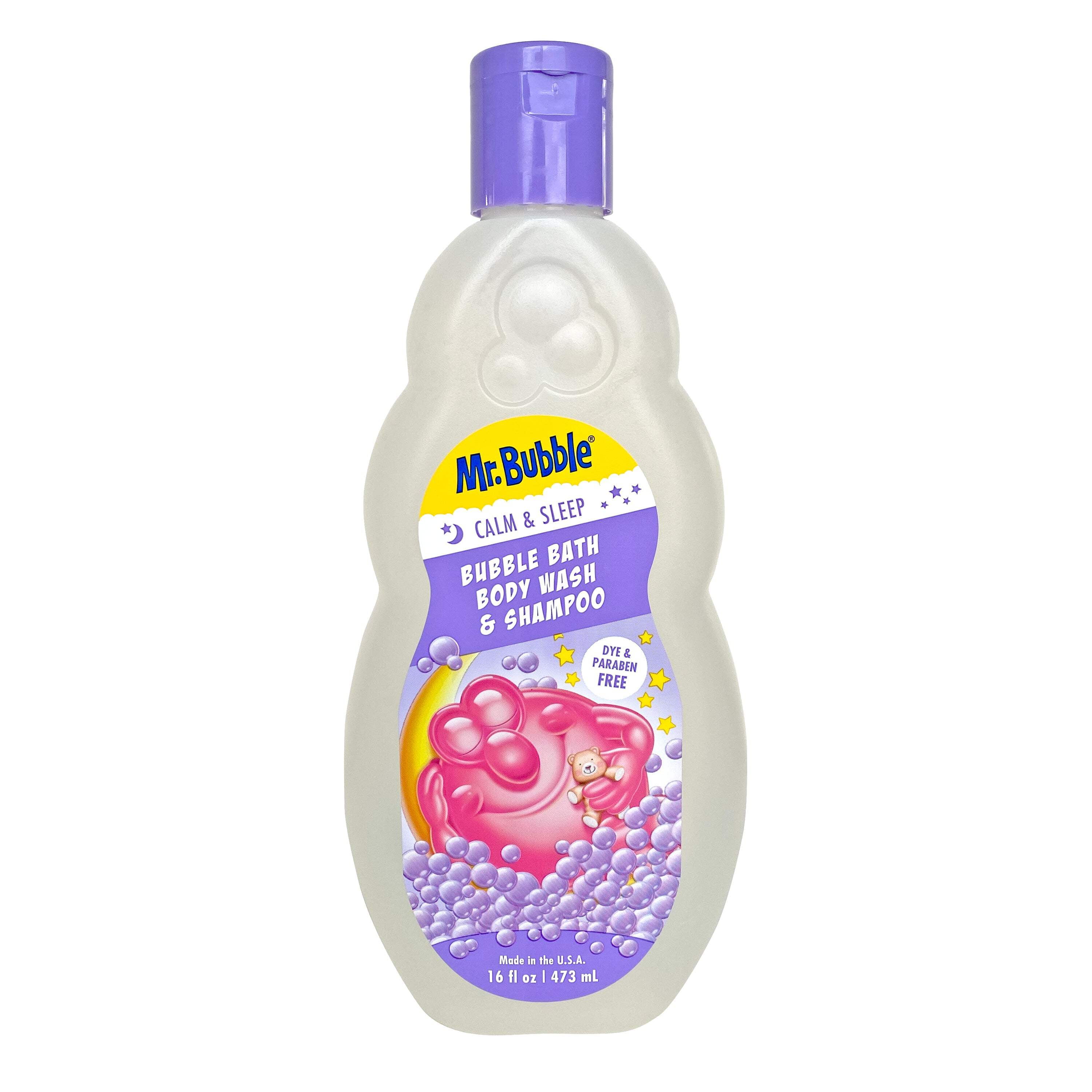 Mr. Bubble Calm & Sleep Bubble Bath, Body Wash & Shampoo, 16 oz.