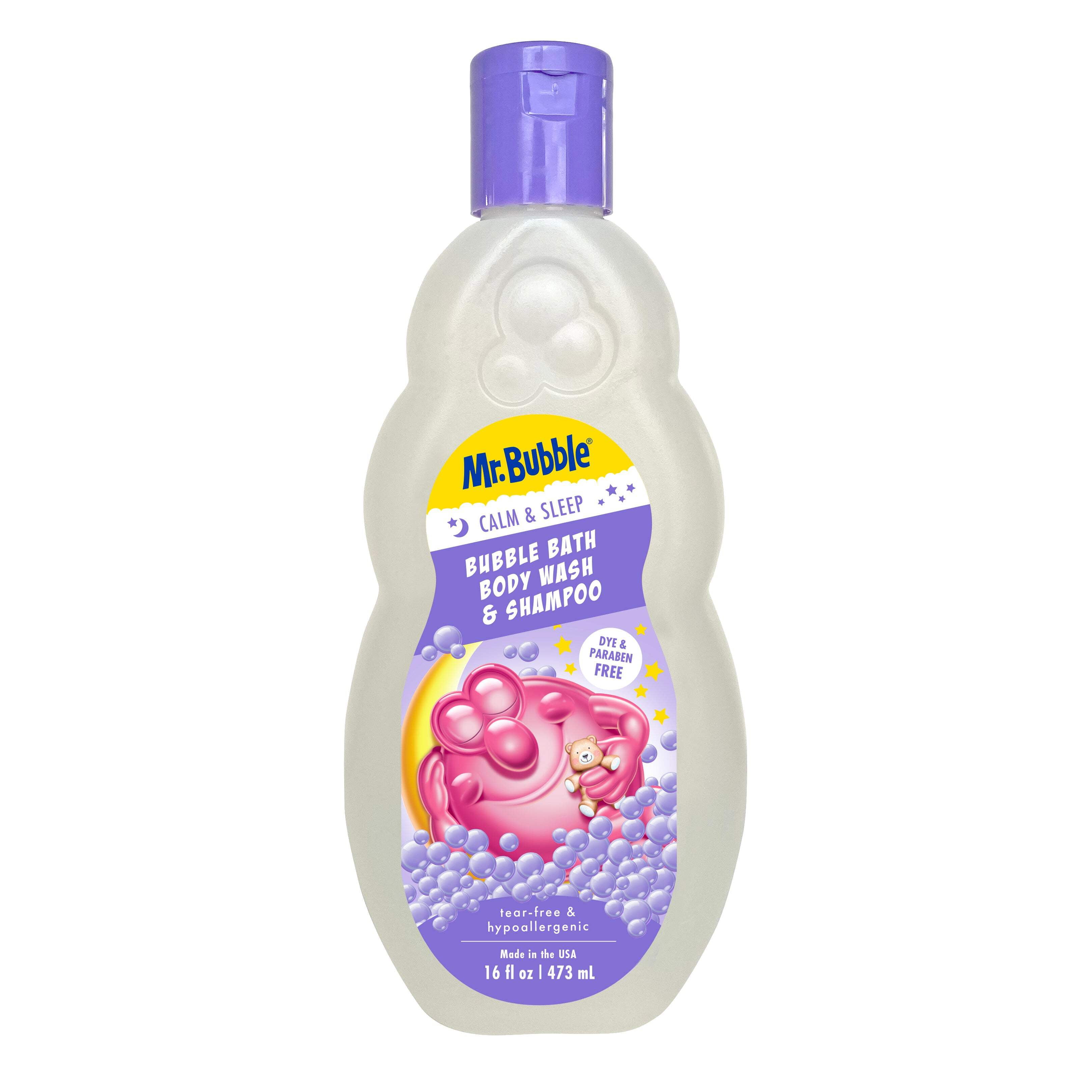 Mr. Bubble Calm & Sleep Bubble Bath, Body Wash & Shampoo, 16 oz.