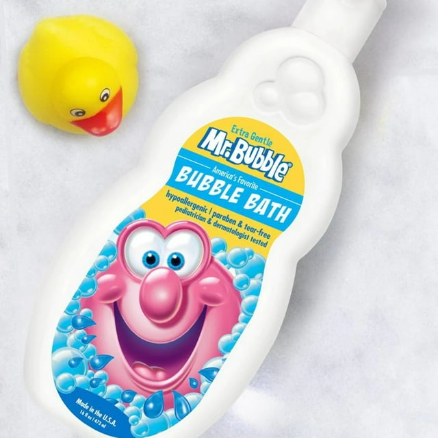 Mr. Bubble Extra Gentle Bubble Bath, Dye and Fragrance Free, 16 fl oz