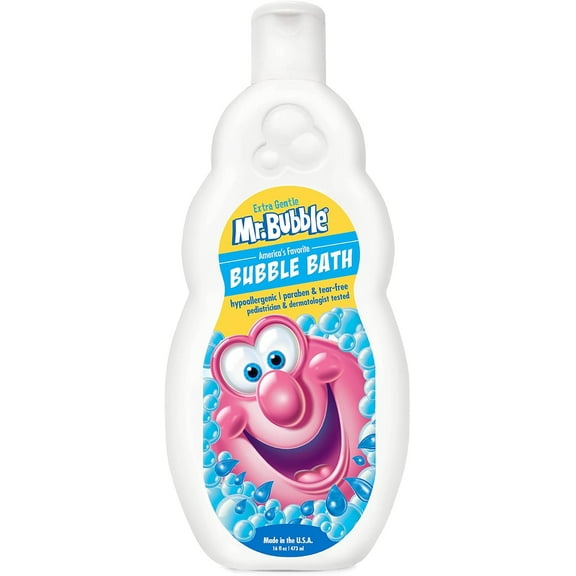 Mr. Bubble Extra Gentle Liquid Bubble Bath, Fragrance Free - 16 Oz