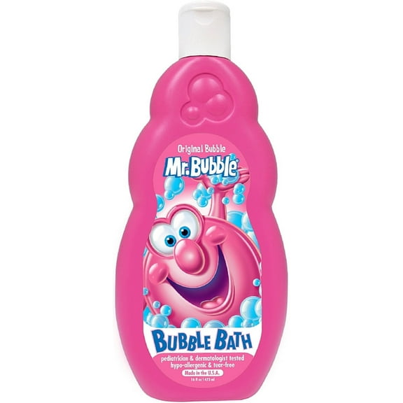 Mr. Bubble Liquid Bubble Bath, Original 16 oz (Pack of 4)