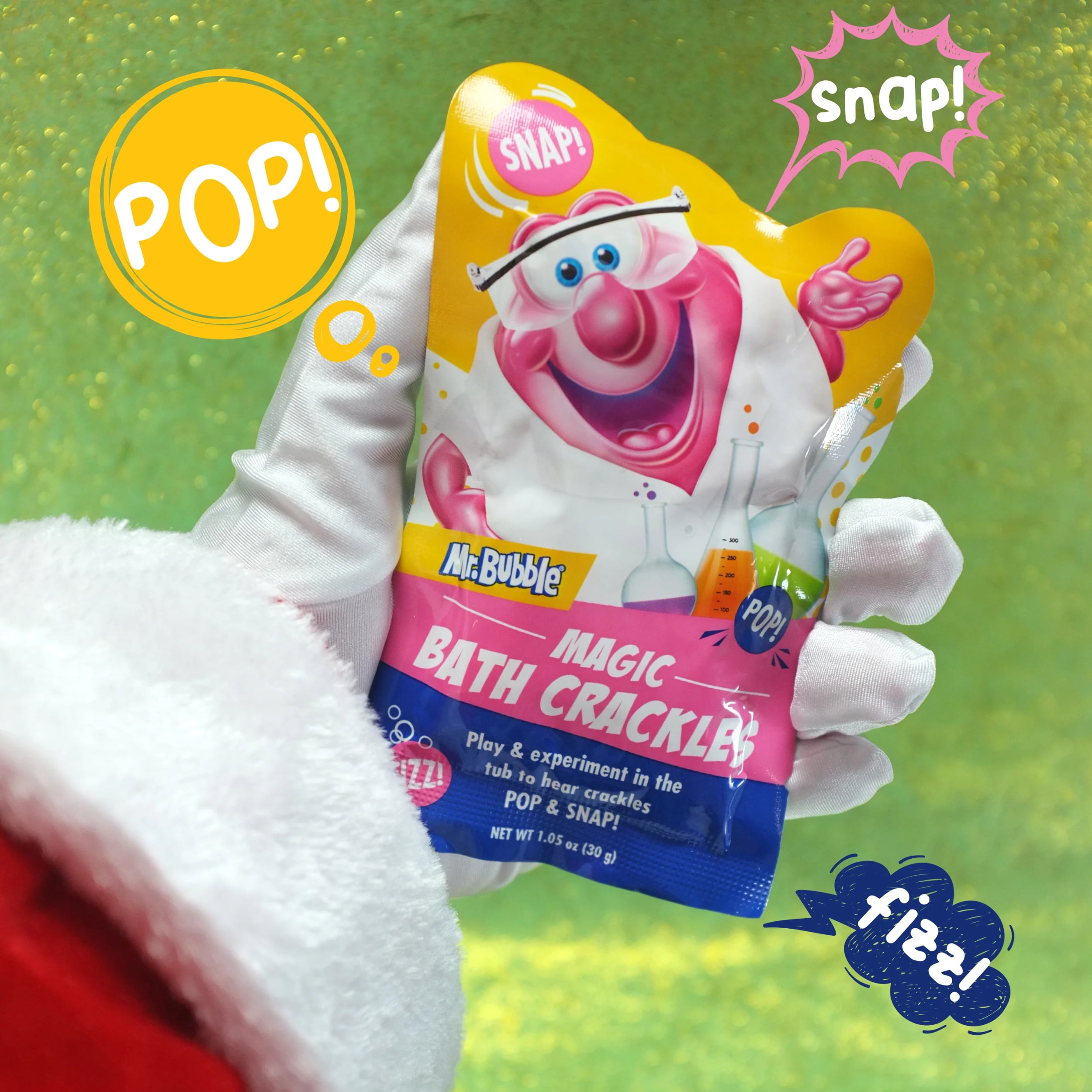 Mr. Bubble Magic Bath Crackles, Poppin' Bath time Fun, Paraben