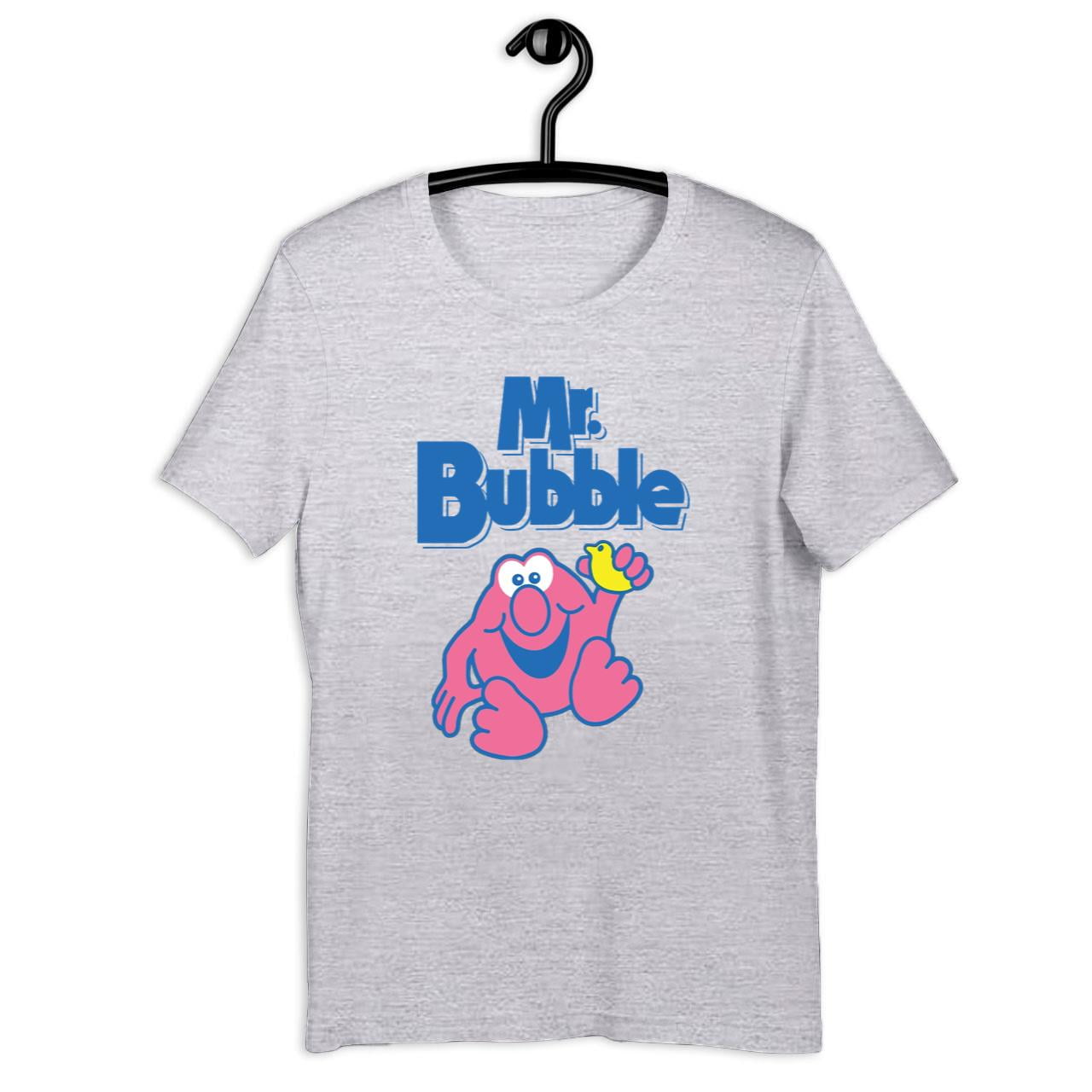 Mr Bubble Retro Vintage Bubblebath Logo Grunge Worn Look T Shirt ...