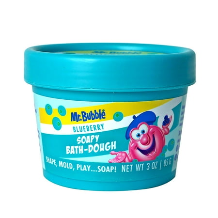 Mr. Bubble Soapy Bath Dough, Blueberry, 3 oz.