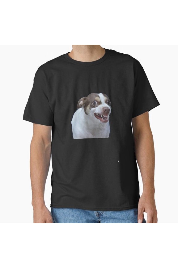 Mr Bubz The Angriest Dog on the Internet Funny Meme Graphic H19097 T-Shirt, for Men and Women, Up to Size 5XL