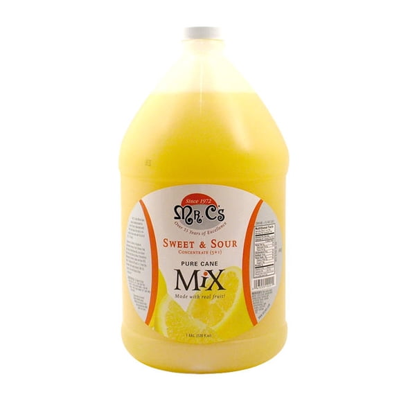 Mr. C's Sweet and Sour Concentrate 3+1 cs 4/1 gal