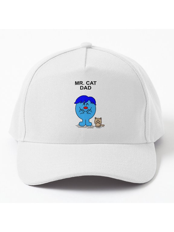 Mr Cat Dad Baseball Cap, Pet Lover Hat Style