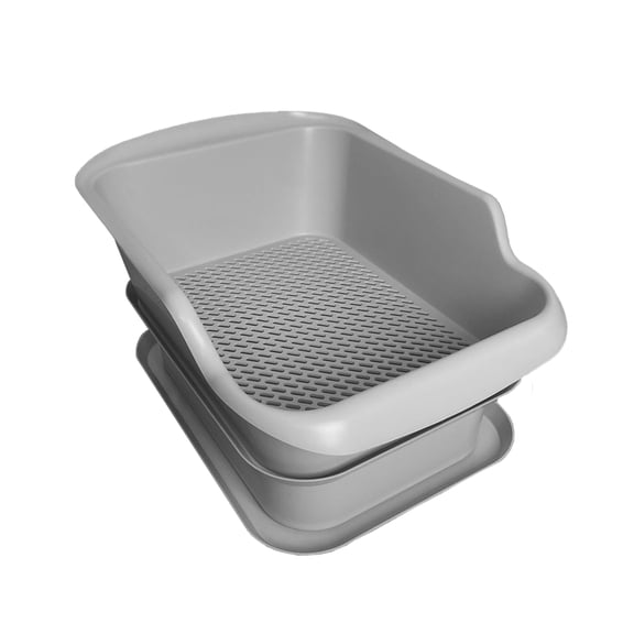 Mr Catman Wood & Pine Pellet Cat Sifting Litter Box Kitty Litter System, Sifter Pan & Extra-Large 7-Day Waste Storage Tray - Less Tracking, Easy Clean, Non-Stick, Odor Control, Anti-Leakage