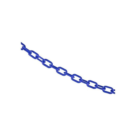 Mr. Chain 3/4" x 25' Blue Plastic Safety Chain 00006-25