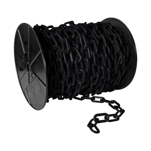 Mr. Chain Plastic Chain Black - 125 Ft, Black