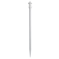 thumbnail image 1 of Mr. Chain 90901-24 White Solid Colonial Ground Pole overall Height 28", 1 of 2