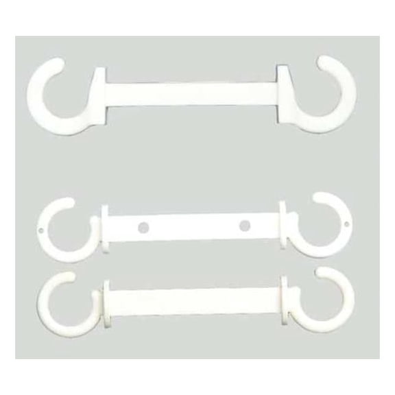 Mr. Chain C-Hook,3 In.,White,Plastic,PK10 98601-10