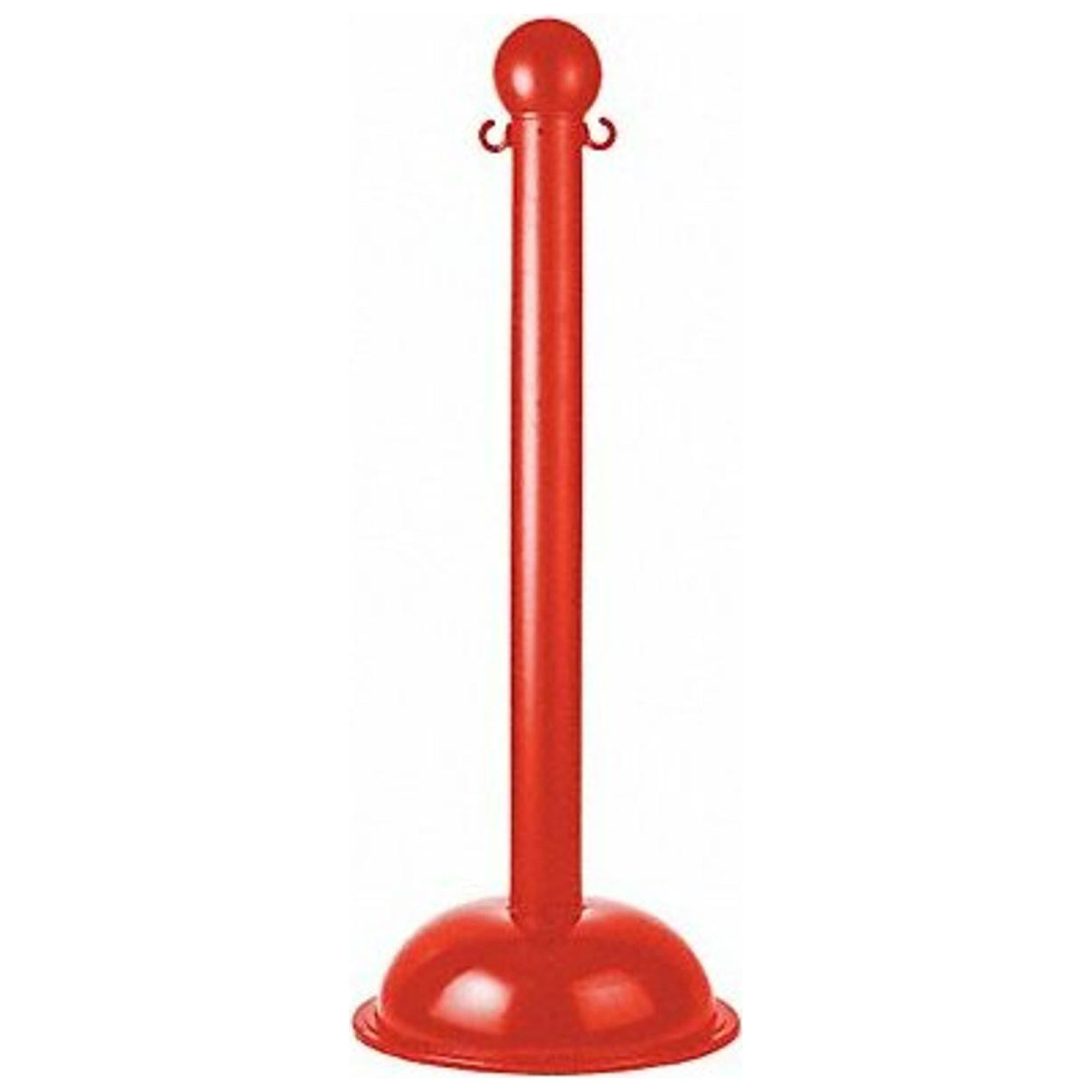 Mr. Chain Heavy Duty Stanchion,41 In. H,Red,PK4  99905-4 - image 1 of 1
