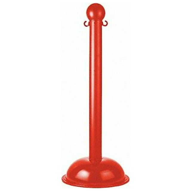Mr. Chain Heavy Duty Stanchion,41 In. H,Red,PK4  99905-4