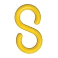 thumbnail image 1 of S-Hook for Plastic Chain Barrier, Yellow, Not Applicable Length, Gloss, 1 of 6