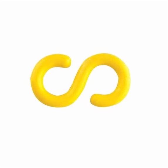 Mr. Chain S-Hook,3 In.,Yellow,Acetal,PK10 80302-10