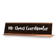 thumbnail image 1 of Mr Chaos Coordinator, Textured Novelty Office Gift Desk Sign (2 x 8"), 1 of 3