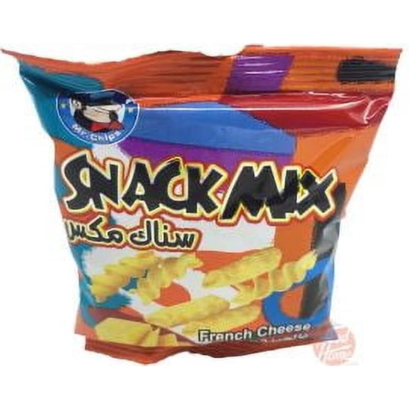 Mr. Chips Snack Mix French Cheese Flavor Potato Chips, 25x14-gram Bags (master Case Of 4)