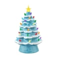 thumbnail image 1 of Mr. Christmas 12-Inch Nostalgic Pre-Lit Light Blue Christmas Tree, 1 of 6