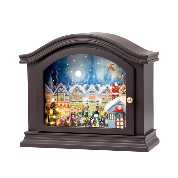 Mr. Christmas 12 in. Animated Mantel Music Box