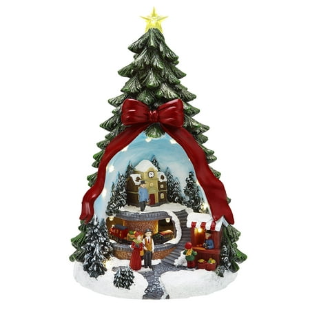 Mr Christmas - 13" Animated Musical Christmas Village Tree