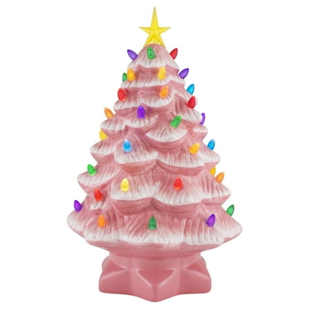 Mr. Christmas 14" Lit Nostalgic Christmas Tree - Pink