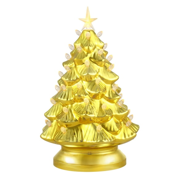 Mr. Christmas 14 in. Shatterproof Nostalgic Gold Decoration, 1 Count