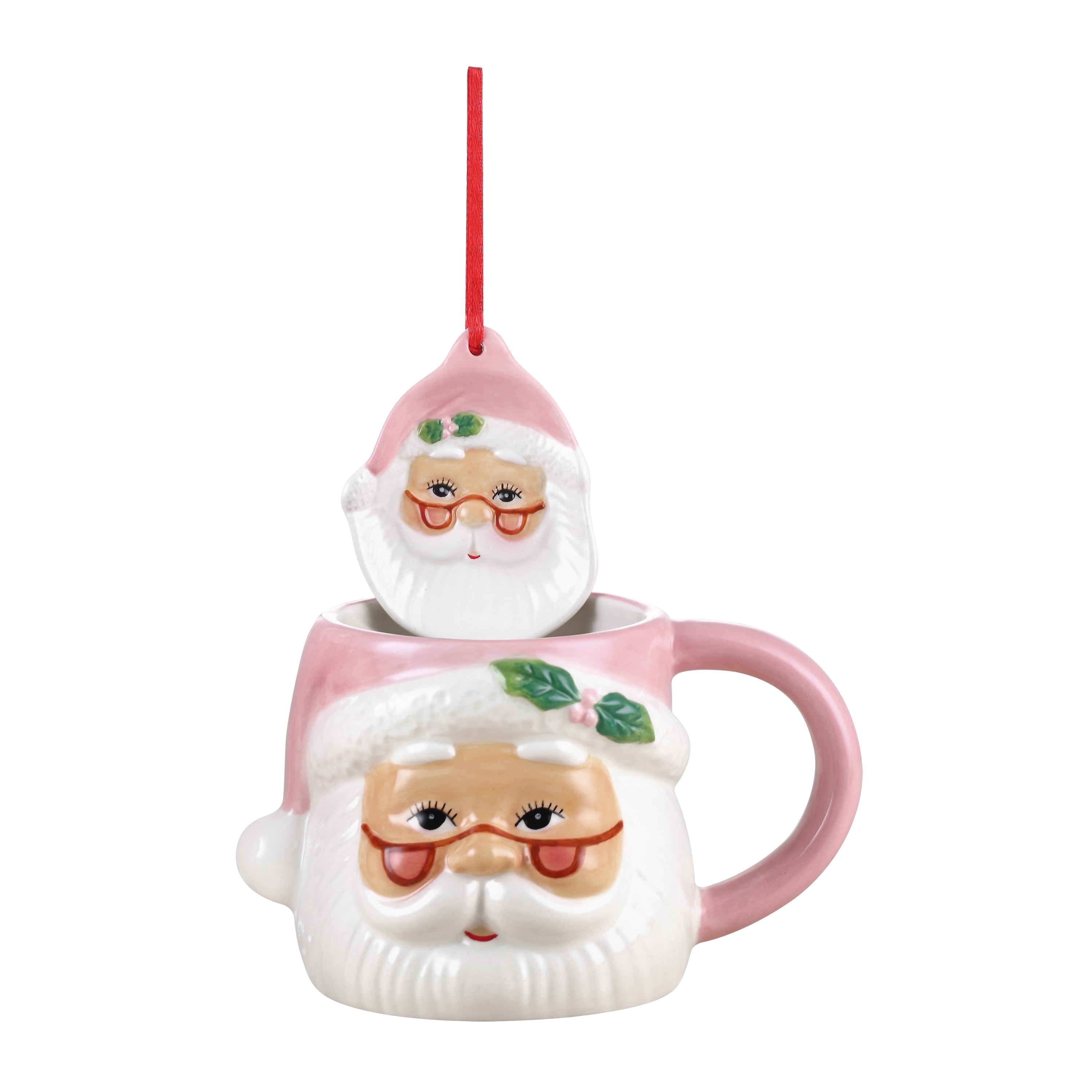 Mr. Christmas Santa Mug and Ornament