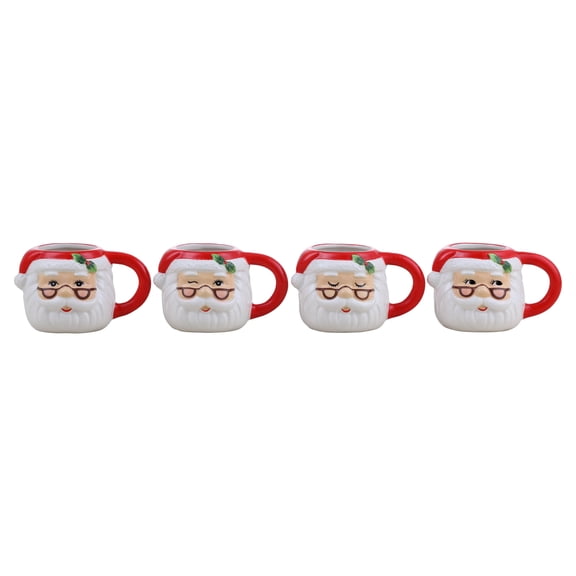 Mr. Christmas 16 oz Christmas Mugs - Set of 4