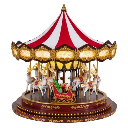 Mr Christmas - 16" Deluxe Christmas Carousel