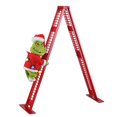 thumbnail image 1 of Mr. Christmas 17 in. Animated Ladder Climbing Grinch, 1 of 4