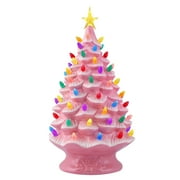 Mr. Christmas 24 in. Nostalgic Ceramic Tree - Pink
