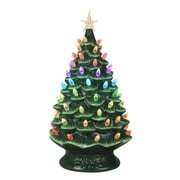 Mr. Christmas 24 in. Green Nostalgic Ceramic Tree with Lightshow