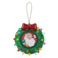 thumbnail image 1 of Mr. Christmas 3 in. Green Wreath Picture Frame Recordable Ornament, 1 of 4