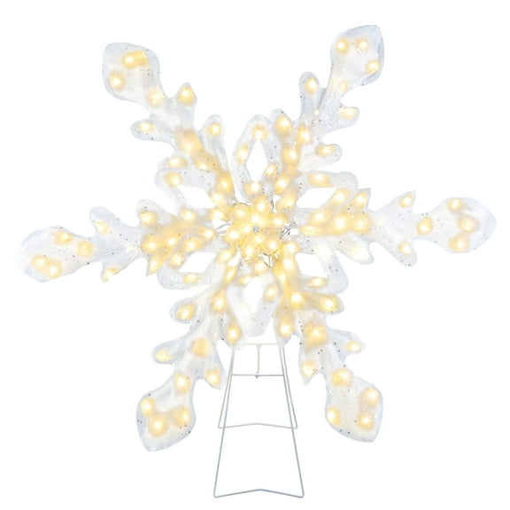Mr. Christmas 35" Outdoor Twinkling LED Snowflake, White
