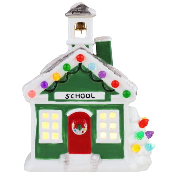 Mr. Christmas 6" Nostalgic Ceramic Village School