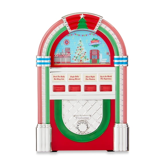 Mr. Christmas 9" Jukebox Decoration, Red
