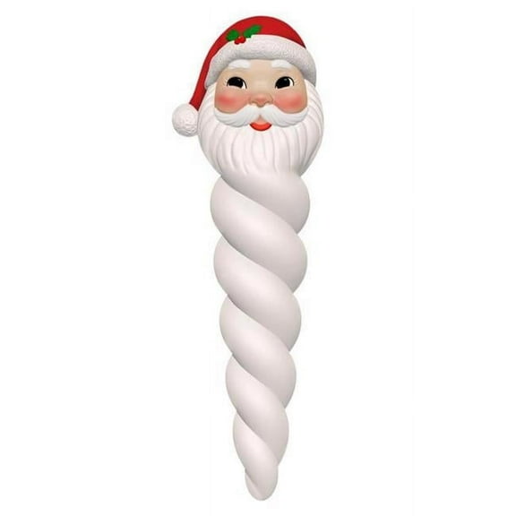 Mr. Christmas 9096372 12 in. LED Blow Mold Santa Icicle Hanging Decor