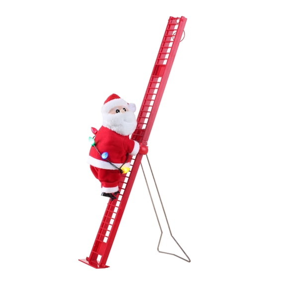 Mr. Christmas Animated Decoration, Climbing Santa Claus, Red, One Size