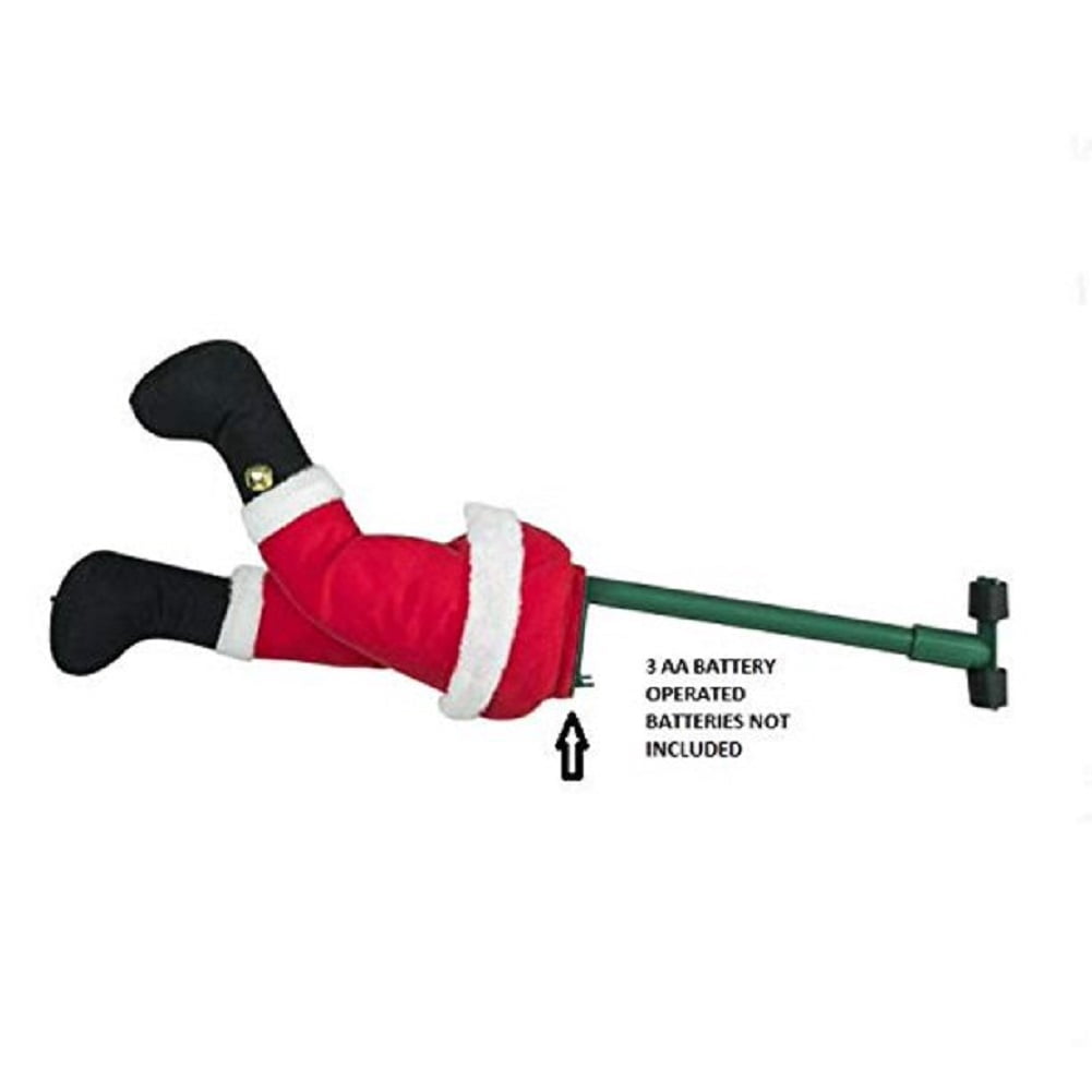 Mr. Christmas Animated Santa Kickers Christmas Decoration, 16 in
