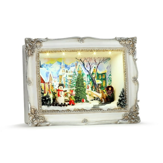 Mr. Christmas Animated Shadow Box Scenes - Village