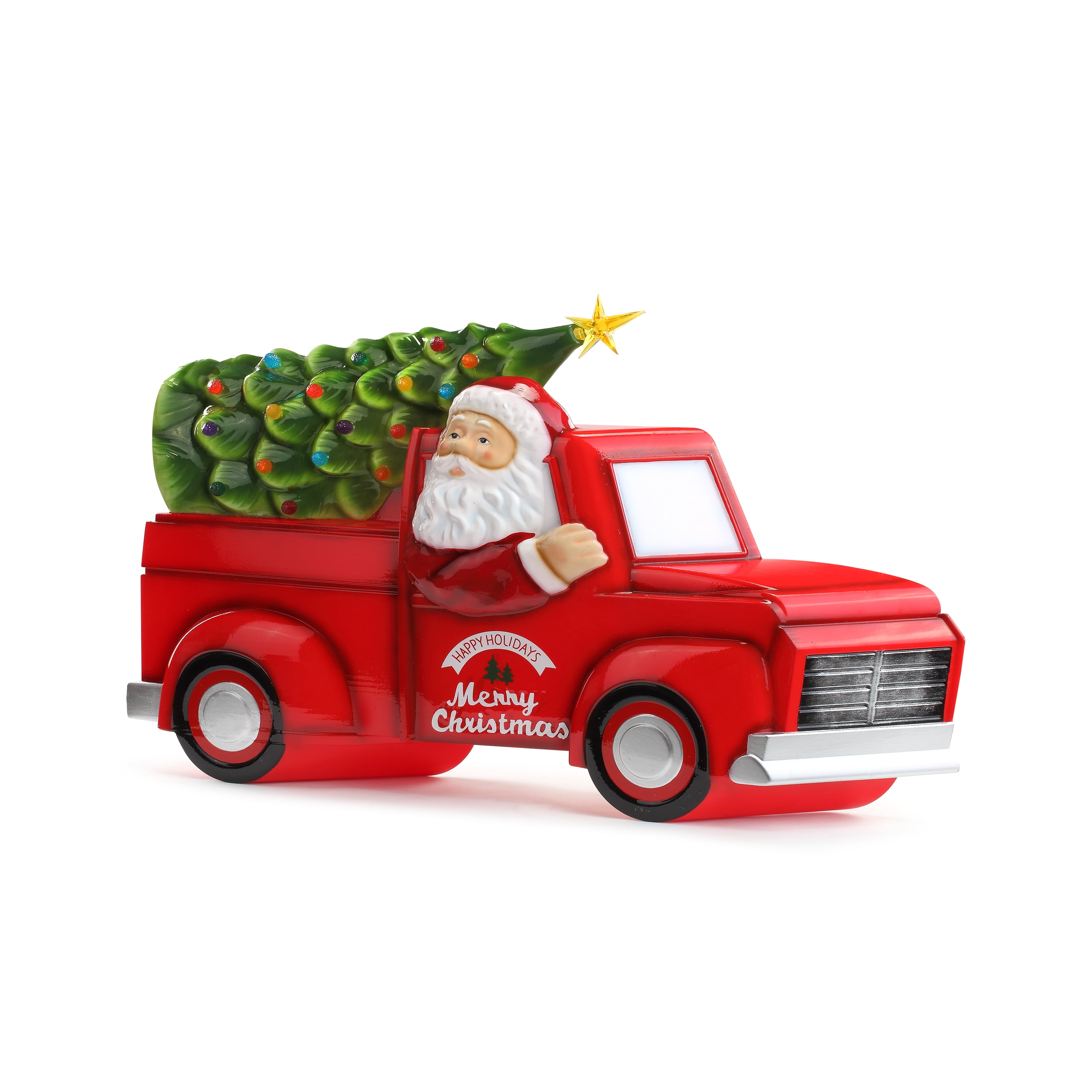 Mr. Christmas Blow Mold Truck with Tree