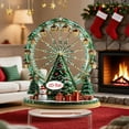 thumbnail image 1 of Taicans Mr.Christmas Ferris Wheel Ornaments - 2D Christmas Decor with Snowman & Trees for Birthday/Gifts, 1 of 5