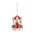 thumbnail image 1 of Mr. Christmas, Mini Carnival Music Box - Carousel with White Base, 1 of 3